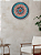 Prato de cerâmica pintado a mão com desenho de mandala - Imagem 1