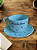 Xícara de chá com pires de porcelana - Imagem 4