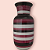 Vaso de porcelana com listras - Imagem 2