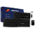 COMBO TECLADO MULTIMÍDIA MN5260 E MOUSE MN4W310 WIRELESS 2,4GHz - MONOCRON - Imagem 1