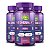 Kit 3 Trans Resveratrol Resveralife Unilife 60 Cápsulas - Imagem 1