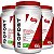 Kit 3 Whey protein Isofort Vitafor Kiwi mix 900g - Imagem 1