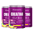 Kit 3 Creatina Treinamento Abacaxi com Hortelã 150g - Imagem 1