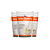 Kit 3 Whey Protein Vitafor 900g Concentrado Baunilha - Imagem 1
