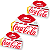 Kit 3 Carmed Hidratante Labial Incolor Cimed Coca Cola 10g - Imagem 1