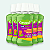 Kit 5 Carmed Enxaguante Bucal Fluor Cimed Fini Minhocas 250ml - Imagem 1