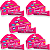Kit 5 Carmed Hidratante Labial Cor Rosa Cimed Fini Beijos 10g - Imagem 1