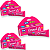 Kit 3 Carmed Hidratante Labial Cor Rosa Cimed Fini Beijos 10g - Imagem 1