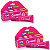 Kit 2 Carmed Hidratante Labial Cor Rosa Cimed Fini Beijos 10g - Imagem 1