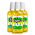 Kit 3 Enxaguante Bucal Super 12H Cimed Melão e Menta 500ml - Imagem 1