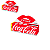 Kit 2 Carmed Hidratante Labial Vermelho Cimed Coca Cola 10g - Imagem 1