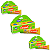 Kit 3 Carmed Hidratante Labial Incolor Cimed Bananas 10g - Imagem 1