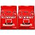 Kit 2 NutriWhey Gainer Whey Protein Integral Medica Morango 1,2kg - Imagem 1