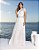 Vestido Vanessa Longo Branco em Renda e Detalhe Costas - Imagem 2