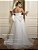 Vestido Noiva Civil Maitê com Alcinha e Laço Removível - Imagem 3