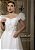 Vestido Noiva Civil Carolina Ombro a Ombro com Detalhes - Imagem 2