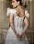 Vestido Noiva Civil Carolina Ombro a Ombro com Detalhes - Imagem 3