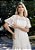 Vestido Noiva Civil Camila Midi em Renda e Detalhes em Guipir - Imagem 5