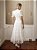 Vestido Casamento no Civil Karina Midi em Renda - Imagem 10