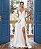 Vestido Raissa Longo com Fenda e Alcinha - Imagem 1