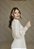 Vestido Bárbara Midi Off White em Renda Manga Longa - Imagem 4