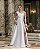 Vestido de Noiva Civil Michele em Zibeline - Imagem 2