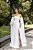 Vestido Priscila Longo com Manga Capa e Busto Plissado - Imagem 1