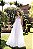 Vestido Casamento Civil Clara Liso Frente Única - Imagem 2