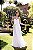 Vestido Casamento Civil Clara Liso Frente Única - Imagem 3