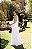 Vestido Casamento Civil Clara Liso Frente Única - Imagem 4