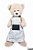 Snoopy Preto e Branco - Avental Infantil - Opção 1 - Imagem 1