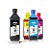 Kit de 4 Tintas Epson 504 | T504120 Preta + Coloridas Pigmentadas Kora 500ml - Imagem 1