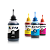 Kit de 4 Tintas Brother BTD100BK Preta + Coloridas X-Full - Imagem 1