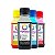 Kit de Tinta Optimus para HP GT53 + GT52 Smart Tank Preta + Coloridas 100ml - Imagem 1