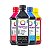 Kit de Tinta Optimus para HP GT53 + GT52 Smart Tank Preta + Coloridas 500ml - Imagem 2