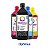 Kit de Tinta para Cartucho HP 667 | HP 2776 DeskJet Optimus Preta + Coloridas 1 litro - Imagem 1