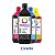 Kit de Tinta Epson  TX560WD | TX620FWD | T42WD | 140 Stylus Preta + Coloridas 1 litro + Bico Dosador - Imagem 2