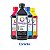 Kit de Tinta Epson XP-214 | 194 | 196 | 197 Expression Optimus Preta + Coloridas 500ml - Imagem 1