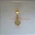 Piercing de umbigo - Coração cravejado com pedras zirconias em ouro 18K - Imagem 3