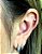 Pierncing para Tragus/Helix - pedra de 3mm - Folheado a Ouro - Imagem 5