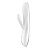 Vibrador com Estimulador Clitoriano E5 - White - OVO LifeStyle - RECARREGÁVEL (AE-E5) - Imagem 1