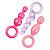 Satisfyer Plugs - Kit com 3 Plugs de 13,5 cm em Silicone Colorido (AE-SAT018) - Imagem 3