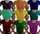 CAMISETAS BABY LOOK - MALHA - CORES DIVERSAS - Imagem 1