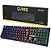 Teclado Gamer com Fio Jungle CL-TJ8313 Preto Membrana 1,5m Clanm - Imagem 1