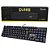 Teclado Gamer com LED Clanm CL-TK87 Mecanico RGB Preto USB 12 Teclas Ajustável - Imagem 1