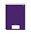 Caderno Brochura Universitário Roxo / Lilás Capa Dura 96 Folhas Stiff - Imagem 2