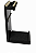 Clips em Acrílico Preto para Cartuchos Jato de Tinta Compatível para HP Canon Lexmark Pacote com 100 unidades - Imagem 1