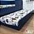 Cama auxiliar mobili kids (cama auxiliar com estrutura para cama auxiliar) - Cor azul - Imagem 1