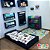 Mini cama mobili kids na cor azul + colchão D18 - Imagem 1