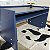 Office kids - Mesa (mari83) azul TAMPO LOUSA NEGRA + Cadeira de regulagem (cari2) azul. - Imagem 4